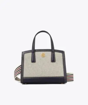 Tory Burch Walker Canvas Micro Satchel, Tory Navy-20257188