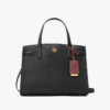 Tory Burch Walker Small Satchel, Black-20258252