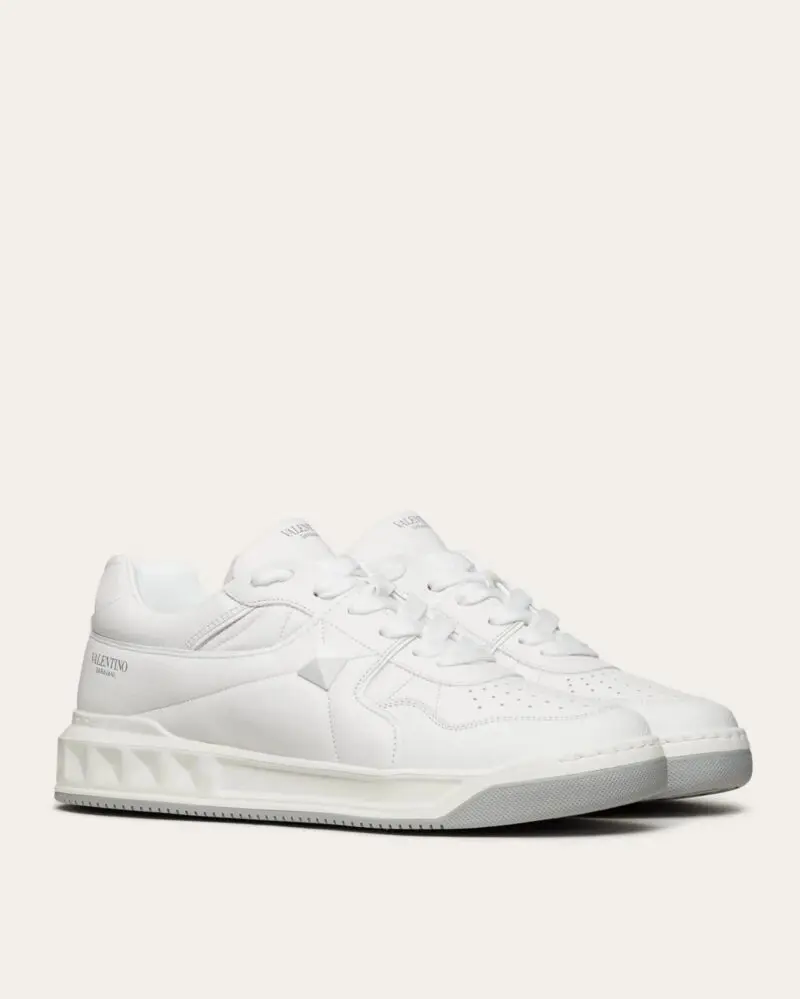 Valentino Women's ONE STUD Low-Top Nappa Sneaker - Image 2