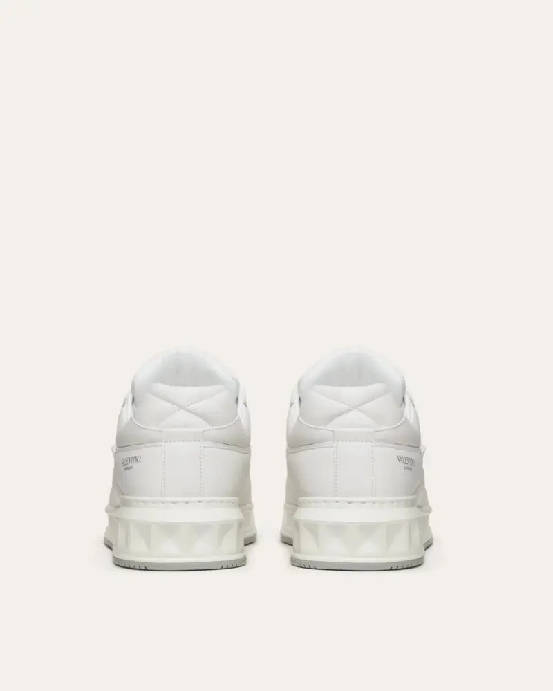 Valentino Women's ONE STUD Low-Top Nappa Sneaker - Image 3