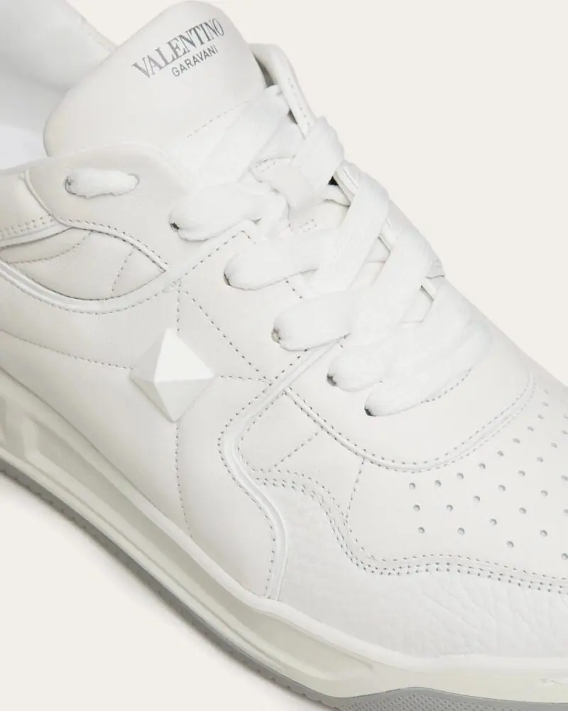 Valentino Women's ONE STUD Low-Top Nappa Sneaker - Image 5