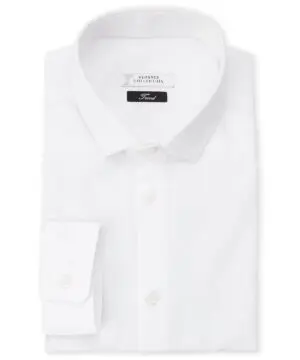 Versace Collection White Trend Fit Dress Shirt-20227358