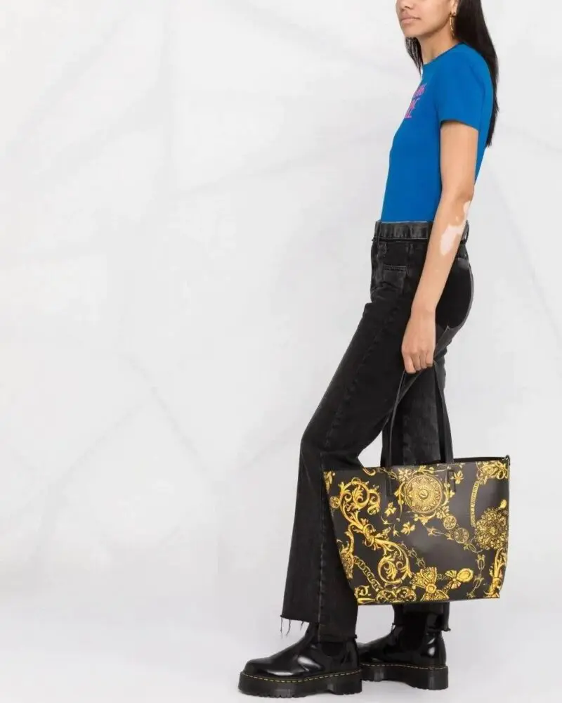 Versace Jeans Couture Regina Baroque Tote Bag - Image 7