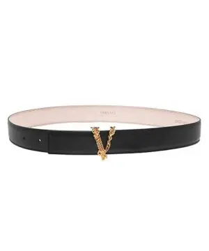 Versace Virtus Leather Belt-20240841
