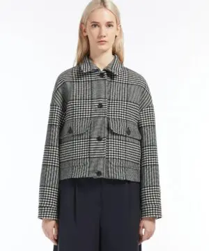 Weekend Max Mara Glen Plaid-Patterned Short Jacket-20237561