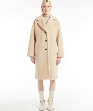 Weekend Max Mara Salmone Wool Coat-20236100