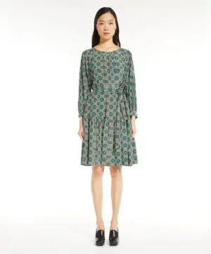 Weekend Max Mara Silk Crepe de Chine Dress-20243947