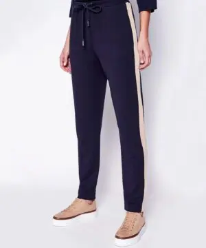 Weekend Max Mara Viscose Jersey Trousers, Black-20253907