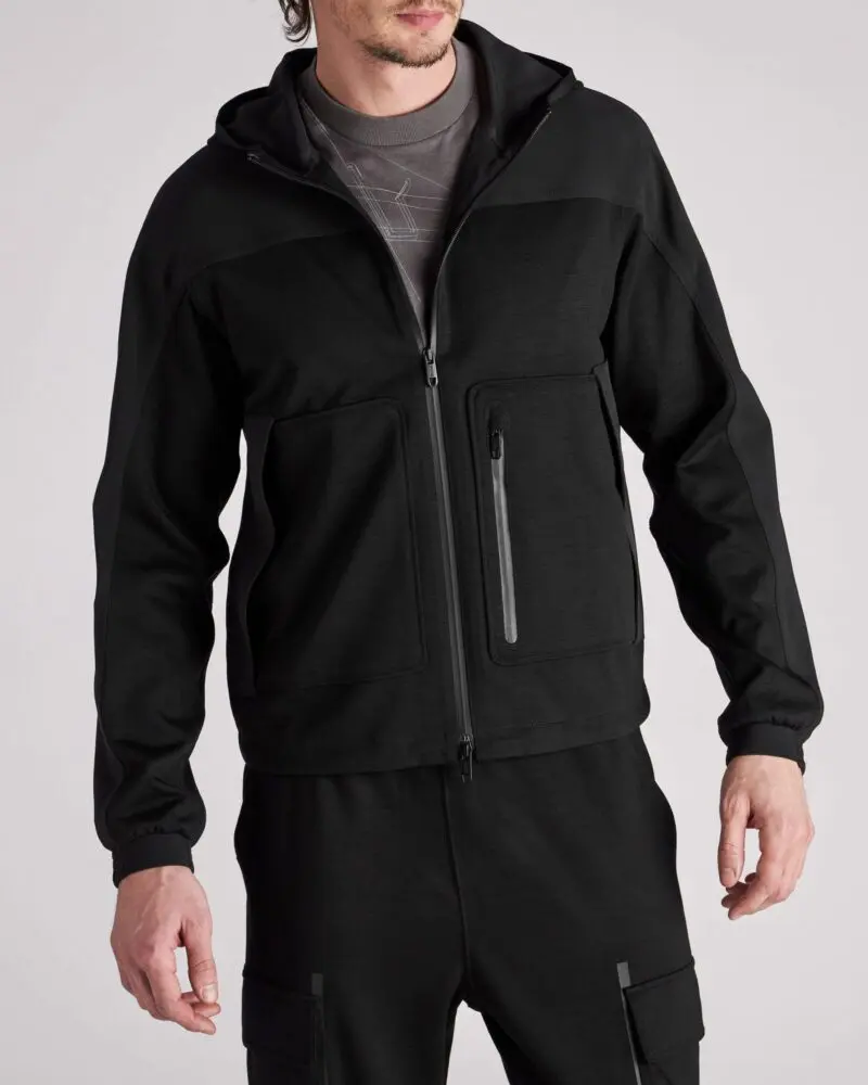 Z Zegna Techmerino™ 2-layers Wool Full Zip Hooded Sweatshirt - Image 4