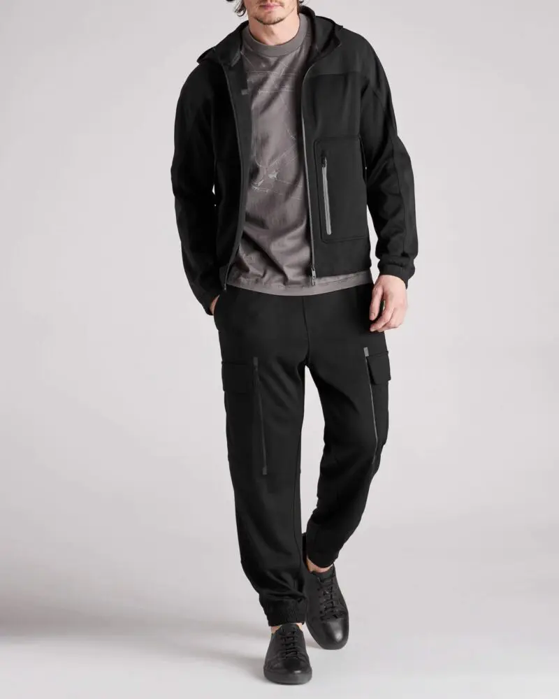 Z Zegna Techmerino™ 2-layers Wool Full Zip Hooded Sweatshirt - Image 6
