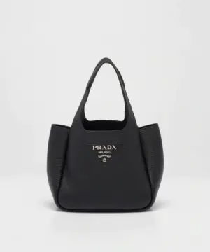 Prada Flou Black Tote Bag-20241280