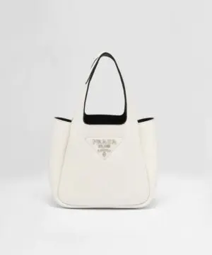 Prada Flou White Tote Bag-20241262