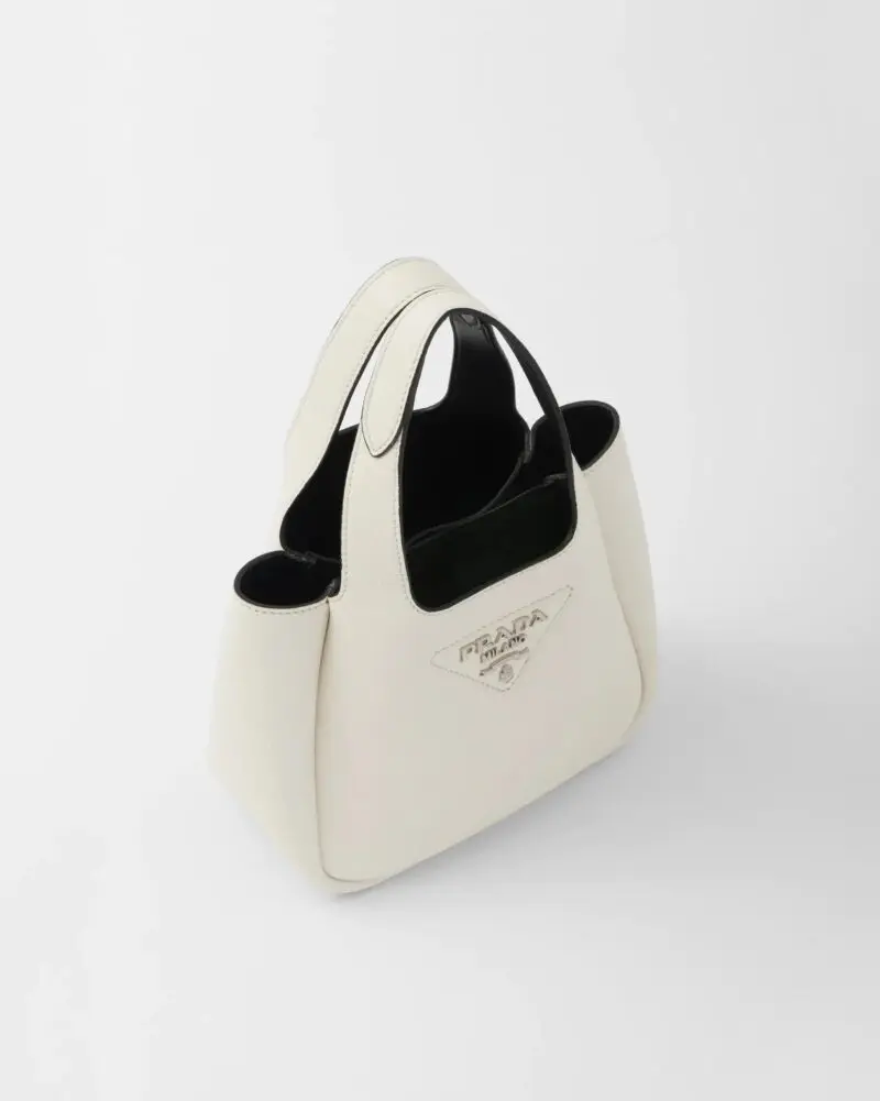 Prada Flou White Tote Bag - Image 3