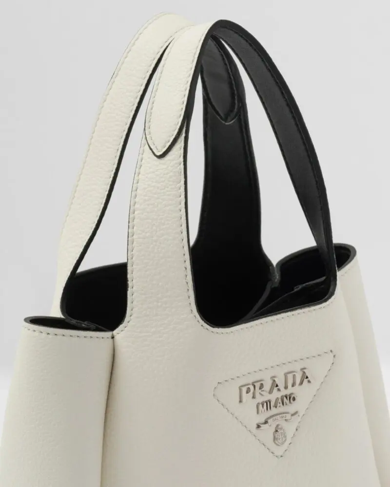 Prada Flou White Tote Bag - Image 10