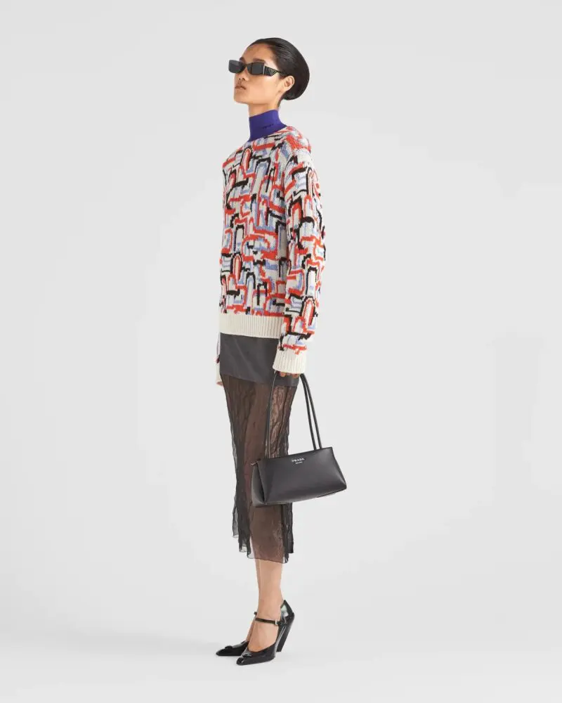 Prada Small Leather Bag - Image 5