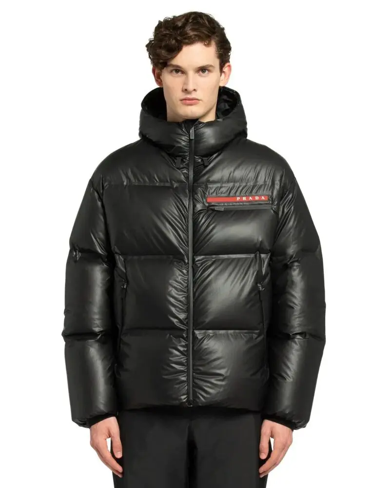 Prada Light Nylon Hooded Puffer Jacket-20248293