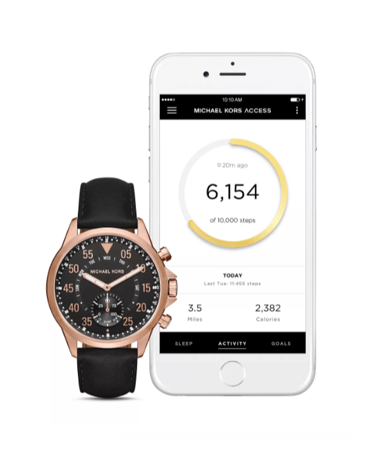 Michael Kors Access Gage Rose Gold-Tone Hybrid Smartwatch, 45mm - Image 3