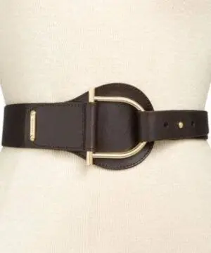 Michael Kors Tapered Pullback Belt Black-20229763