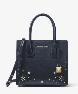 MICHAEL MICHAEL KORS Mercer Floral Embellished Leather Crossbody-20224680
