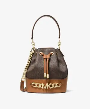 Michael Kors Devon Small Two-Tone Logo Bucket Bag-20239843