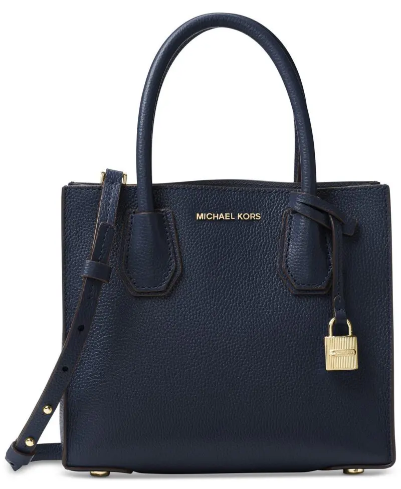 MICHAEL Michael Kors Mercer Medium Bonded-Leather Crossbody-20224662