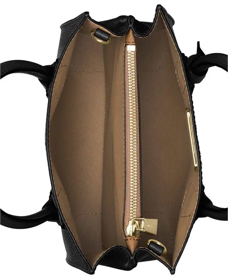 MICHAEL Michael Kors Mercer Medium Bonded-Leather Crossbody - Image 3