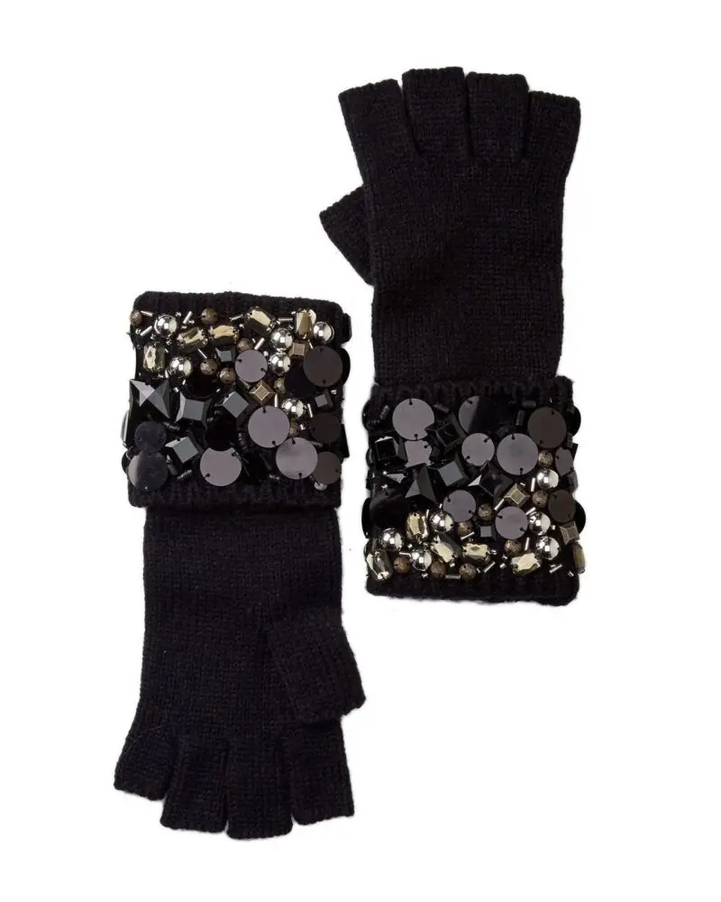Michael Michael Kors Embellished Fingerless Gloves-20224874