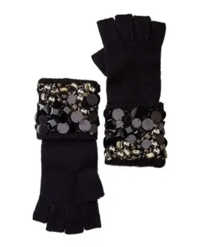 Michael Michael Kors Embellished Fingerless Gloves-20224873