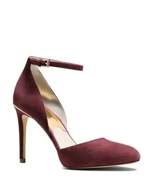 Michael Michael Kors Georgia Ankle Strap High Heel Pumps-20229242