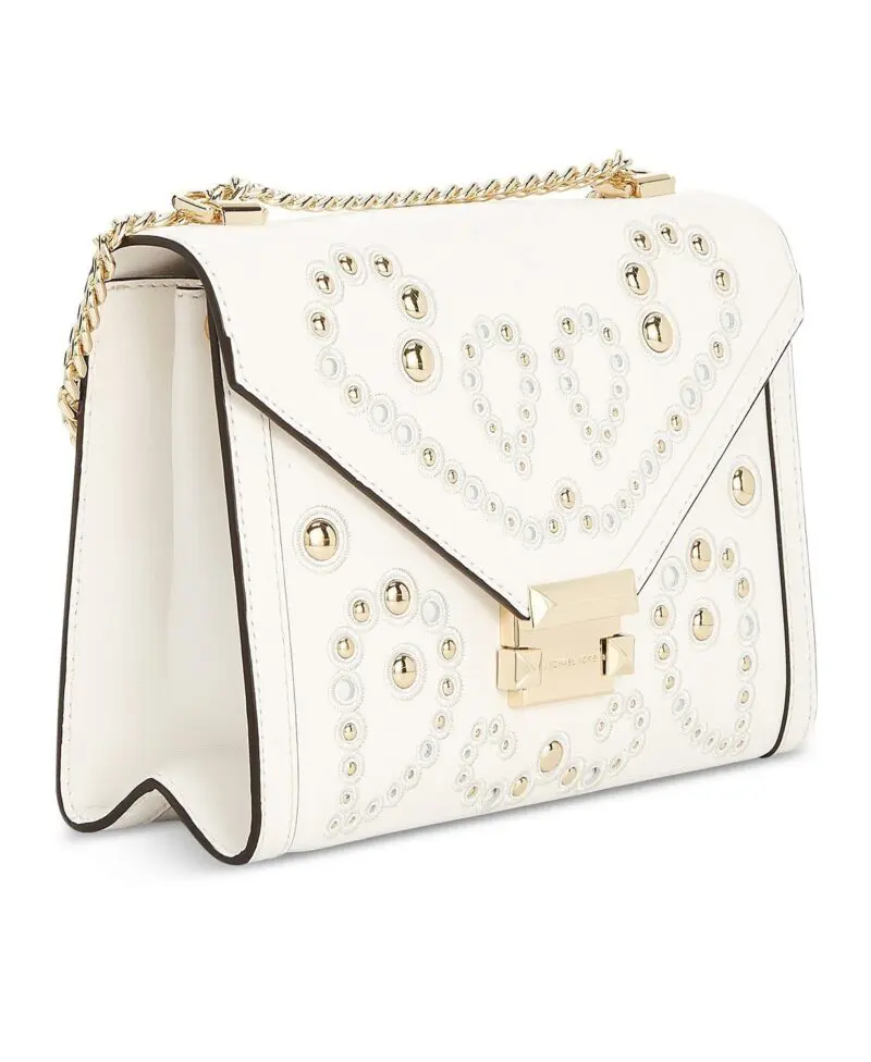 MICHAEL Michael Kors Whitney Studded Shoulder Bag - Image 3