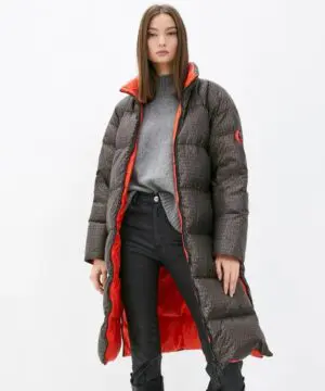 MICHAEL Michael Kors Logo Ciré Reversible Puffer Coat-20239239