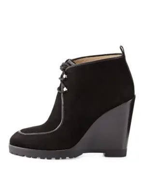 Michael Michael Kors Beth Wedge Lace-Up Ankle Booties-20226023