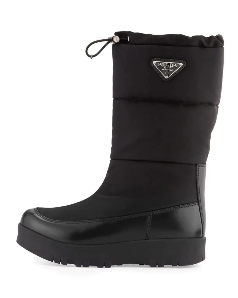 Prada Linea Rossa Nylon Platform Snow Boot - Image 2