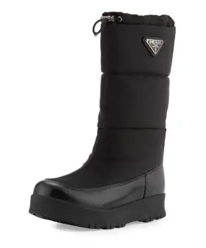 Prada Linea Rossa Nylon Platform Snow Boot-20227886