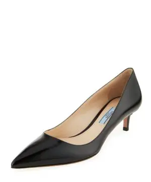 Prada Patent Saffiano 45mm Pump-20227837