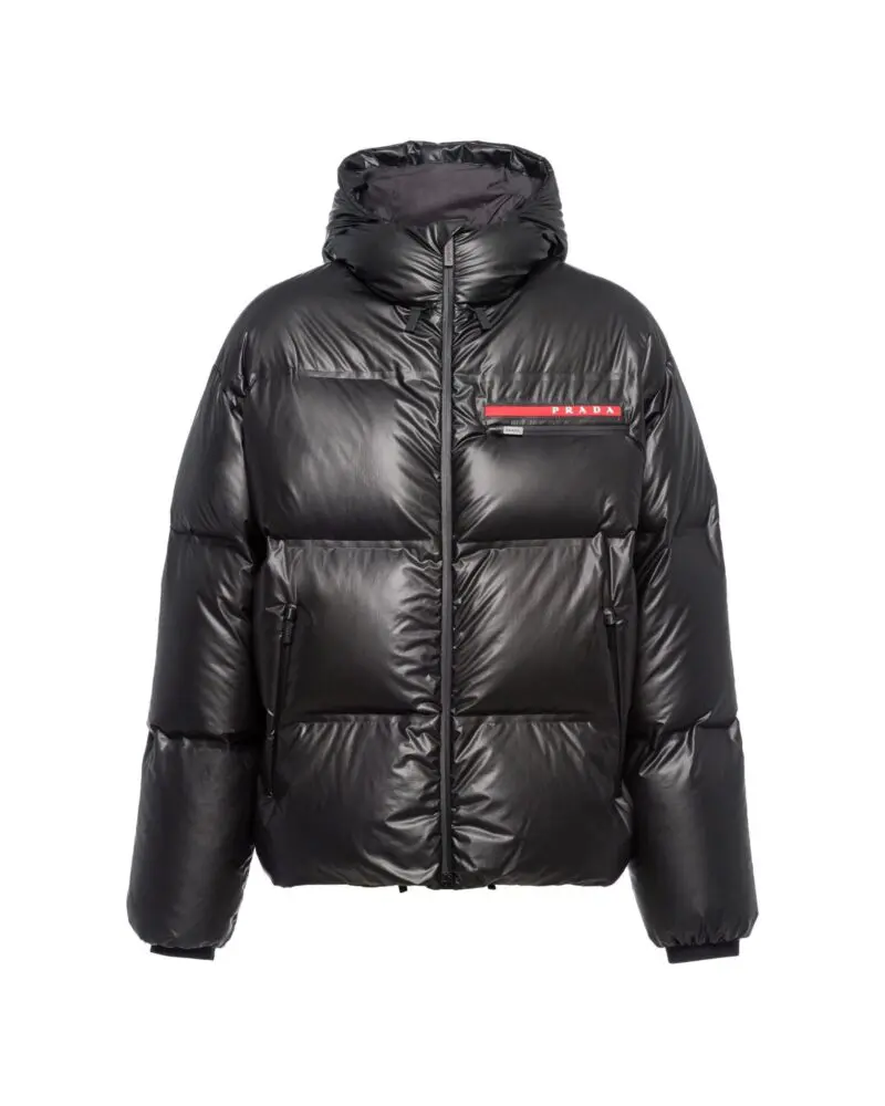 Prada Light Nylon Hooded Puffer Jacket - Image 6