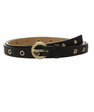 Michael Kors Women's Genuine Leather Skinny Grommet Belt-20225716