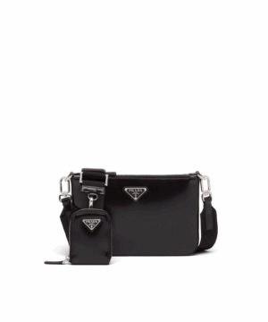 Prada Brushed Leather Shoulder Bag-20254315