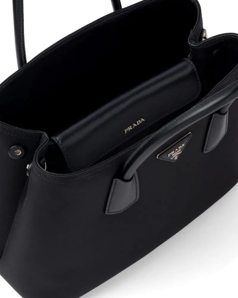 Prada Double Nylon And Saffiano Leather Bag - Image 5
