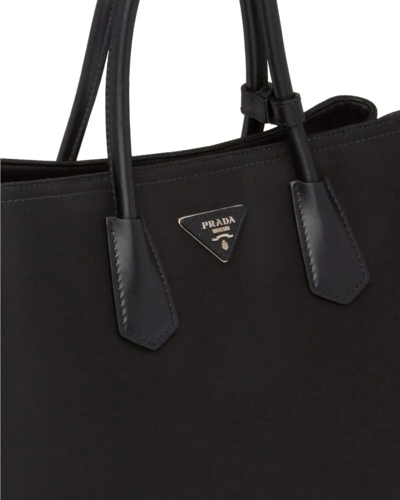 Prada Double Nylon And Saffiano Leather Bag - Image 6