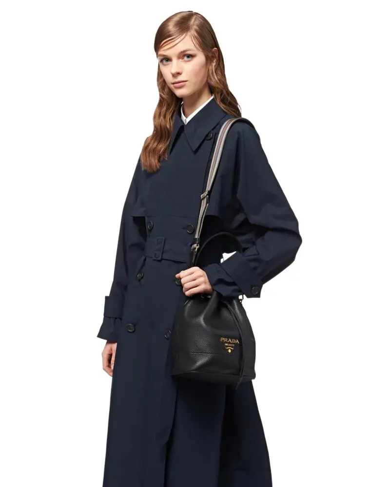 Prada Leather Bucket Bag - Image 2