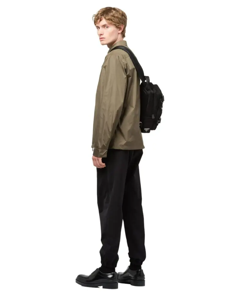 Prada Nylon Backpack In Black - Image 7