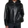 Prada Men's Logo Embossed Hooded Zipped Jacke-20237145