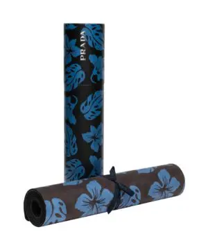 Prada Blue Flowers Yoga Mat-20246478