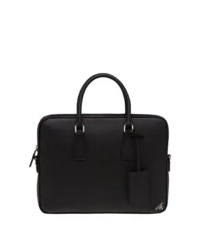 Prada Saffiano Leather Briefcase-20253637