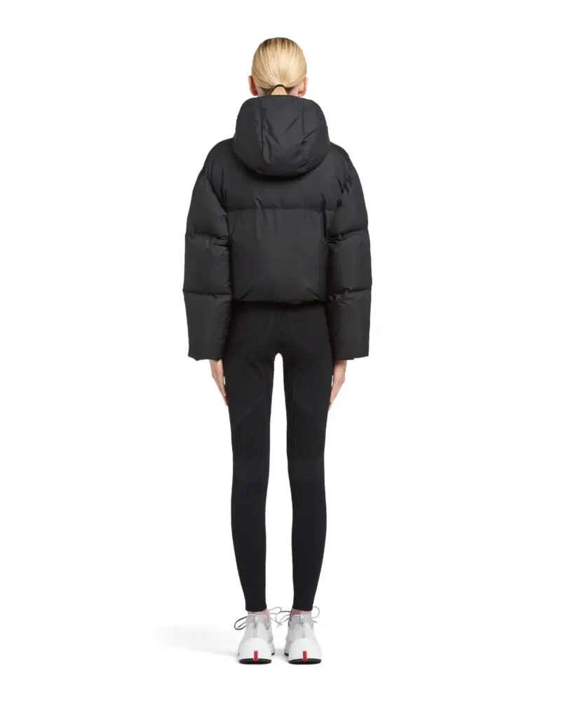 Prada Technical Nylon Puffer Jacket, Black - Image 5