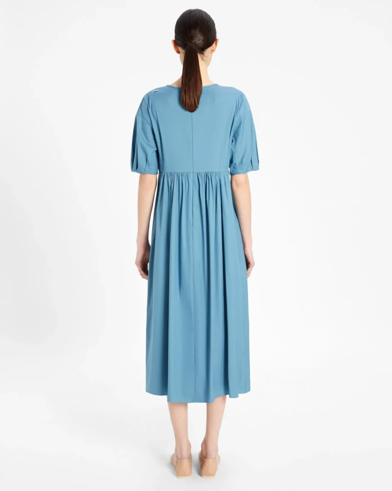 ‘s max mara cotton poplin light blue dress - image 5