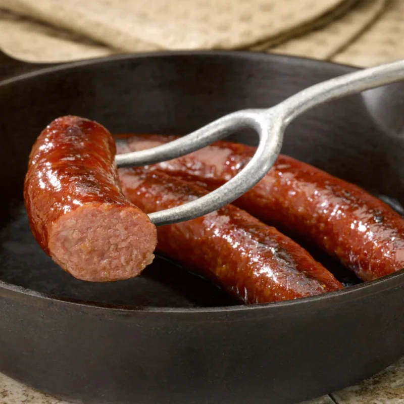 Pasture-raised heritage pork smoked andouille sausage, non-gmo, raised w/o antibiotics - image 2