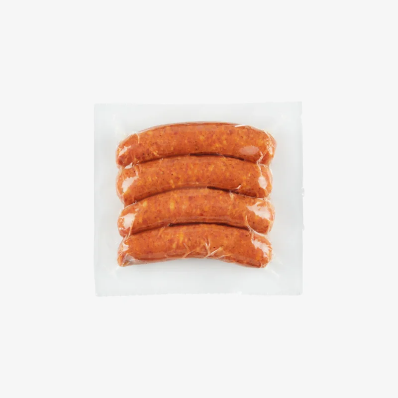 Pasture-raised heritage pork smoked andouille sausage, non-gmo, raised w/o antibiotics