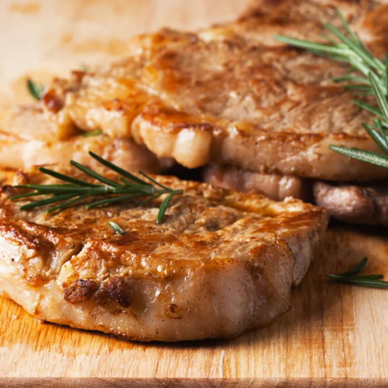 Pasture-raised heritage boneless pork sirloin cutlet, non-gmo, raised w/o antibiotics - image 2